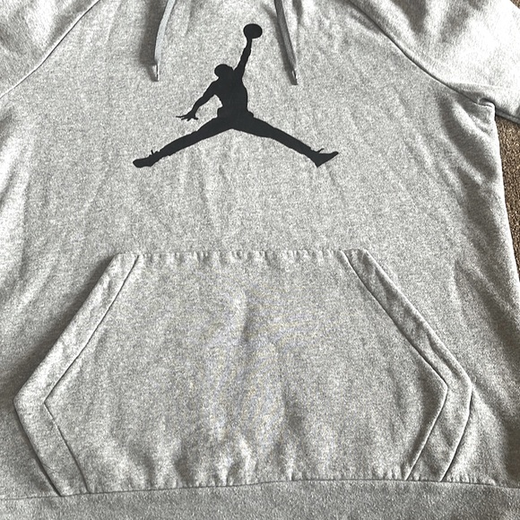 Jordan Air Standard Fit Mens Grey Hoodie. Mint Condition - Picture 4 of 10